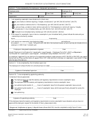 Document preview: Form PAY-23 Request to Receive Catastrophic Leave Donations - Nevada