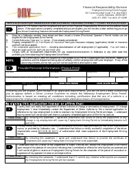 Application for Nebraska Employment Driving Permit - Point Revocation - Nebraska, Page 4
