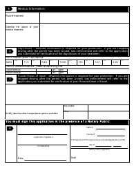 Application for Nebraska Medical Hardship Permit - Point Revocation - Nebraska, Page 3