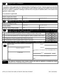Application for Nebraska Medical Hardship Permit - Point Revocation - Nebraska, Page 4