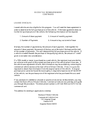 Application for Excise Tax Reimbursement - Maine, Page 4