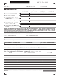 Form GT-9-B Gasoline Tax Refund Application - Massachusetts, Page 2