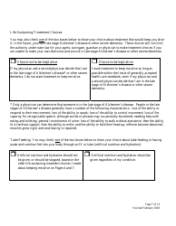 Advance Directive Form - Maine, Page 7
