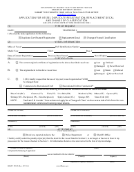 Document preview: Form HSMV87015 Application for Vessel Duplicate Registration, Replacement Decal and Change of Classification - Florida