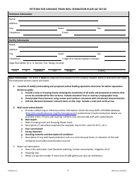 DNR Form 542-0163 Petition for Variance From Well Separation Rules - Iowa, Page 2