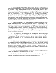 Form SI-03 Continuous Bond - Kentucky, Page 2