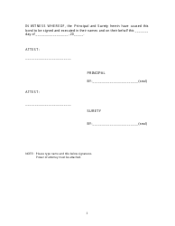 Form SI-03 Continuous Bond - Kentucky, Page 3