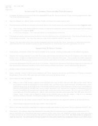 Form AOC-160 Notice and Affidavit of Foreign Judgment Registration - Kentucky, Page 2