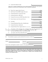 Form FDP-02A Plaintiff&#039;s Foreclosure Mediation Information - Maine, Page 2