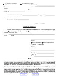 Form AOC-238 (AOC-239) Preliminary Verified Disclosure Statement/Final Verified Disclosure Statement - Kentucky, Page 10