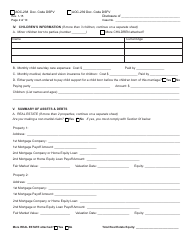 Form AOC-238 (AOC-239) Preliminary Verified Disclosure Statement/Final Verified Disclosure Statement - Kentucky, Page 2