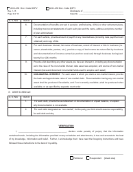 Form AOC-238 (AOC-239) Preliminary Verified Disclosure Statement/Final Verified Disclosure Statement - Kentucky, Page 9