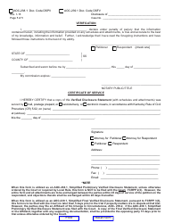 Form AOC-238.1 (AOC-239.1) Simplified / Preliminary / Final Verified Disclosure Statement - Kentucky, Page 5