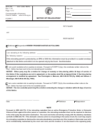Document preview: Form AOC-241 Notice of Relocation - Kentucky