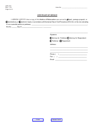 Form AOC-241 &quot;Notice of Relocation&quot; - Kentucky, Page 2