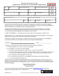 Michigan Secretary of State Forms PDF templates. download Fill and ...