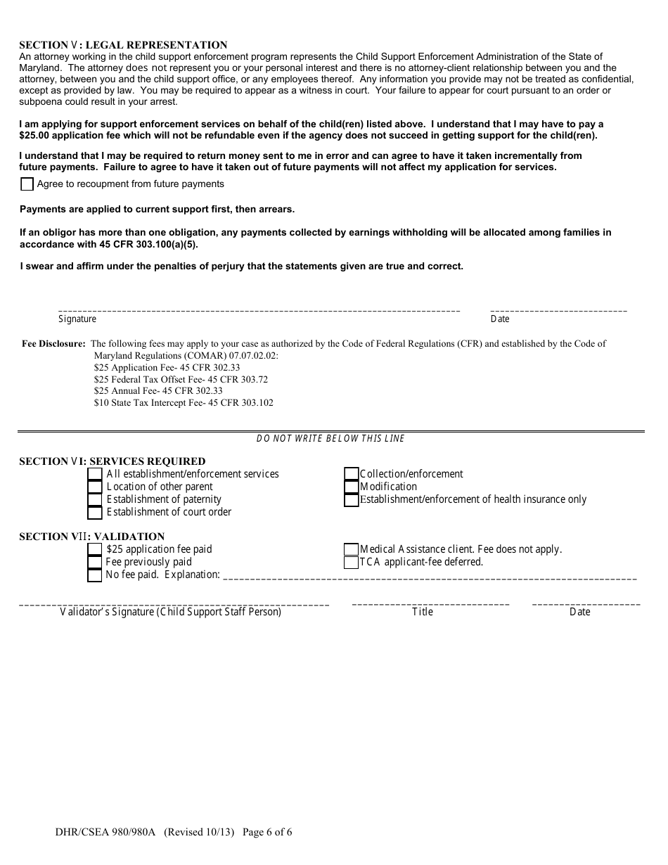 Form Dhrcsea980980a Fill Out Sign Online And Download Fillable Pdf Maryland Templateroller 0000