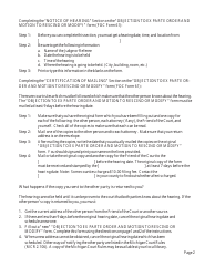 Instructions for Changing an Ex Parte Order - Michigan, Page 2