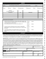 Form DHS-4574-B &quot;Assets Declaration Patient and Spouse&quot; - Michigan, Page 2