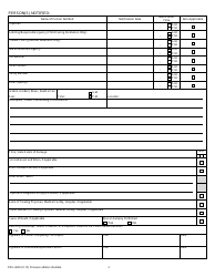 Form CWL-4603 Incident, Accident, Illness, Death or Fire Report - Michigan, Page 2