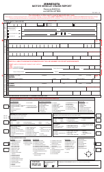 Form PS33201 &quot;Motor Vehicle Crash Report&quot; - Minnesota