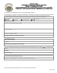 Form WC-21 Application for Self-insurance Authorization - Hawaii, Page 2