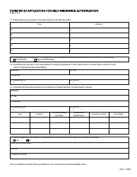 Form WC-21 Application for Self-insurance Authorization - Hawaii, Page 3