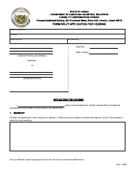 Form WC-77 Application for Hearing - Hawaii, Page 2
