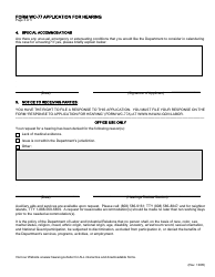 Form WC-77 Application for Hearing - Hawaii, Page 4
