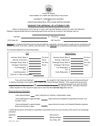 Form DC/AB1 &quot;Request for Approval of Attorney's Fee&quot; - Hawaii