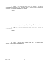 Form 1C-P-526 &quot;Interrogatories to Plaintiff (Slip/Trip/Fall)&quot; - Hawaii, Page 2