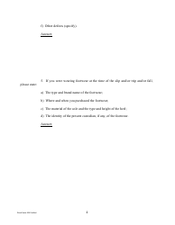Form 1C-P-526 &quot;Interrogatories to Plaintiff (Slip/Trip/Fall)&quot; - Hawaii, Page 4