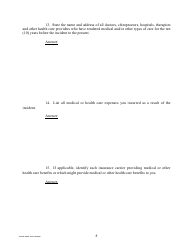Form 1C-P-526 &quot;Interrogatories to Plaintiff (Slip/Trip/Fall)&quot; - Hawaii, Page 8