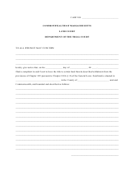 &quot;Outline and Form for Withdrawal From Registration&quot; - Massachusetts, Page 3
