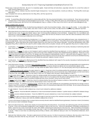 Form UCC3 Ucc Financing Statement Amendment - Texas, Page 2