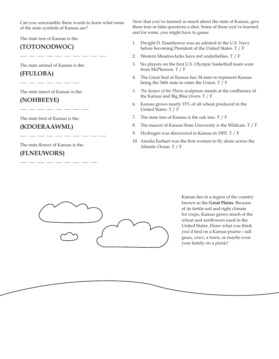 Kansas Fun Book - Kansas, Page 4