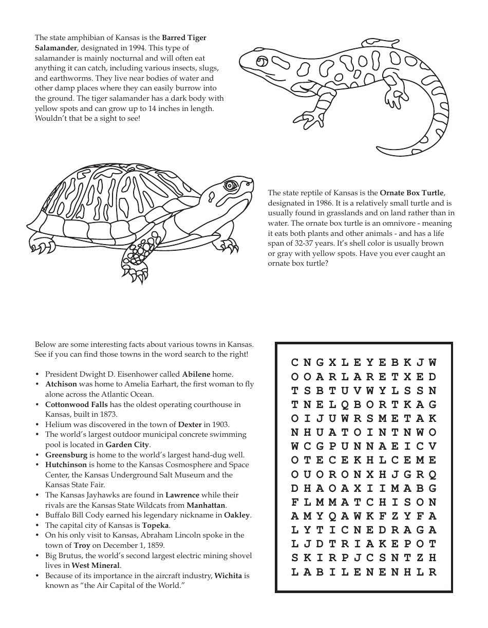 Kansas Fun Book - Kansas, Page 6