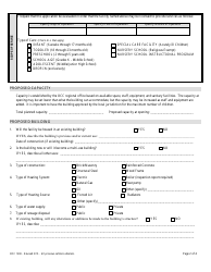 Form OCC1200 &quot;Child Care Center Application for License&quot; - Maryland, Page 2