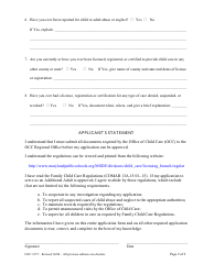 Form OCC1275 &quot;Additional Adult Application&quot; - Maryland, Page 2