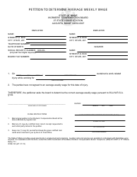 Document preview: Form WCB-122 Petition to Determine Average Weekly Wage - Maine