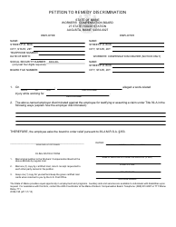 Document preview: Form WCB-195 Petition to Remedy Discrimination - Maine