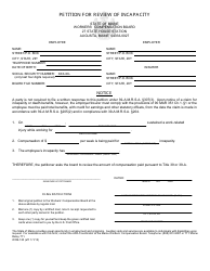 Document preview: Form WCB-120 Petition for Review of Incapacity - Maine