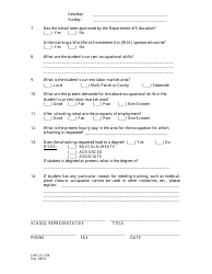 Form LWC-UI130 Application for Approved Training - Louisiana, Page 2