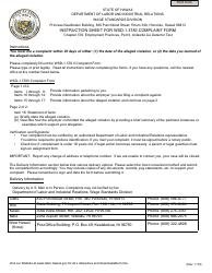 Document preview: Form WSD-1.378II Complaint Form - Hawaii