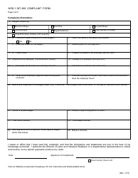Form WSD-1.387-388 Complaint Form - Hawaii, Page 3