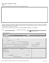 Form WSD-1.398 &quot;Complaint Form&quot; - Hawaii, Page 3