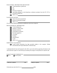 Form CFS600-4 Sharing Information With the Caregiver - Illinois, Page 2