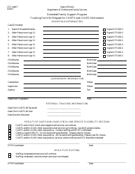 Document preview: Form CFS1448-F Efsp Tracking Form for Request for Cants and Leads Information - Illinois