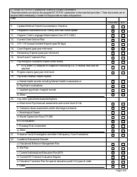 Form CFS1452-3 Referral Packet Documentation Checklist - Illinois, Page 2