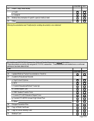 Form CFS1452-3 &quot;Referral Packet Documentation Checklist&quot; - Illinois, Page 3